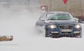 Тест Audi S6 – проверка московским снегом