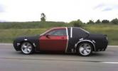 На трассе выследили Dodge Challenger 2008