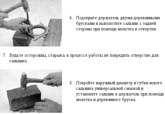 БДД — Замена заднего сальника коленчатого вала